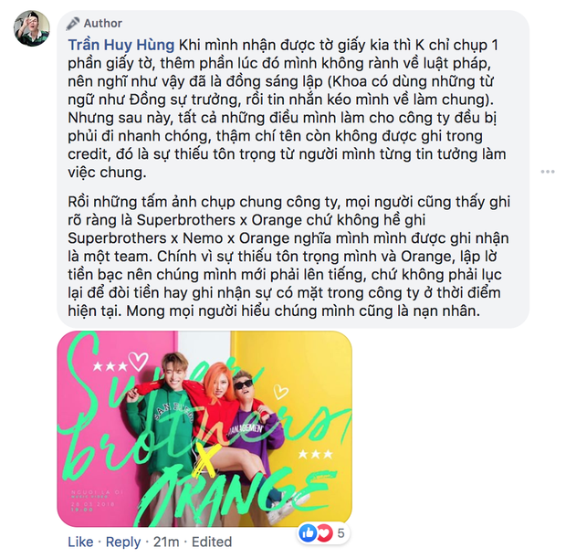 Toàn cảnh drama dài tập Châu Đăng Khoa - Orange - LyLy: Tố qua tố lại chóng cả mặt, quá nhiều chi tiết phức tạp giữa tình - tiền, từ gia đình sau 1 đêm thành người dưng - Ảnh 26. Toàn cảnh drama dài tập Châu Đăng Khoa - Orange - LyLy: Tố qua tố lại chóng cả mặt, quá nhiều chi tiết phức tạp giữa tình - tiền, từ gia đình sau 1 đêm thành người dưng - Ảnh 26.