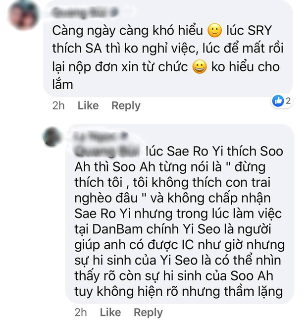 Netizen Việt lại cãi nhau chí choé vì pha bẻ lái cho Soo Ah ở tập 15 Tầng Lớp Itaewon: Căng đến độ đòi bỏ luôn tập cuối! - Ảnh 16.