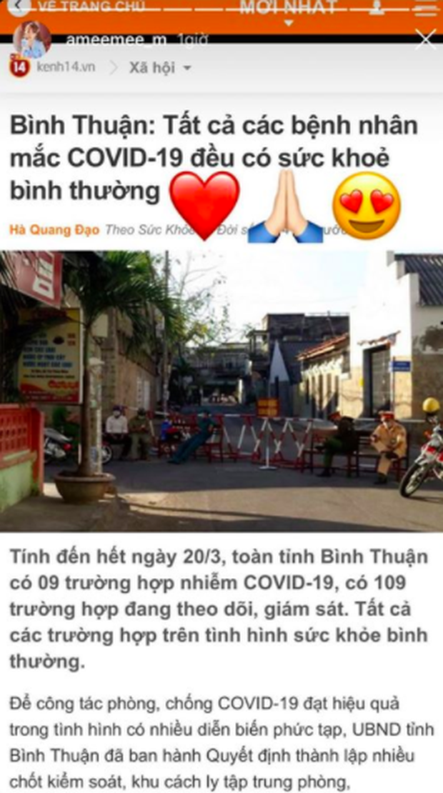 Loạt sao rần rần cập nhật tin đáng đọc nhất mùa dịch: Quế Vân chung tay truyền tải điều tích cực, AMEE, Puka không ngoại lệ! - Ảnh 7.