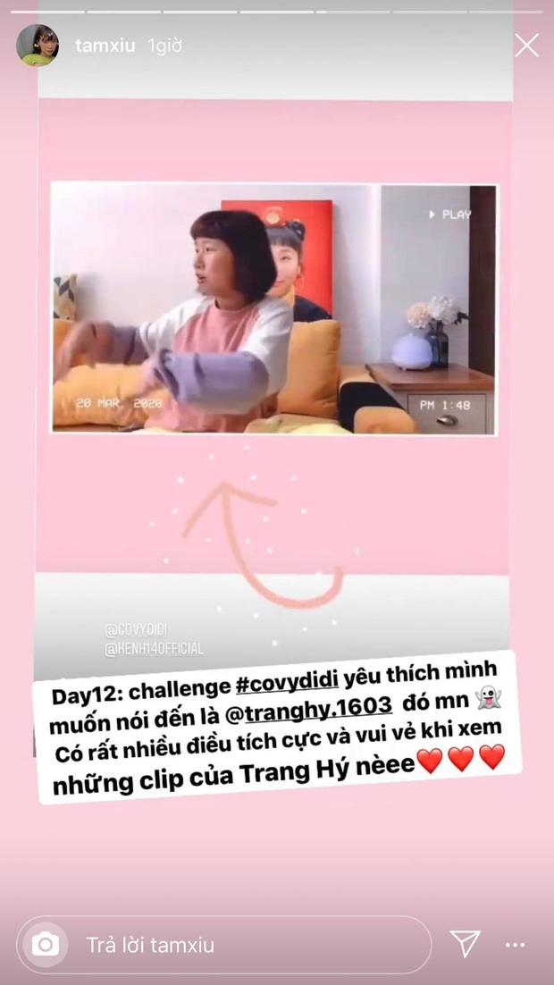 Challenge được yêu thích nhất Cô Vy Đi Đi: Bài ca cảm ơn các chiến sỹ chống dịch Covid-19 của Trang Hý đứng đầu bảng - Ảnh 5. Challenge được yêu thích nhất Cô Vy Đi Đi: Bài ca cảm ơn các chiến sỹ chống dịch Covid-19 của Trang Hý đứng đầu bảng - Ảnh 5.