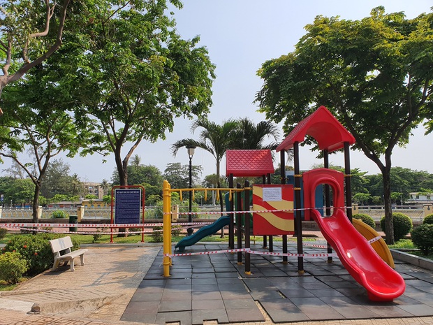 TP.HCM: Các khu tập thể dục, khu trò chơi thiếu nhi tại công viên chính thức ngưng hoạt động để phòng dịch Covid-19 - Ảnh 4.