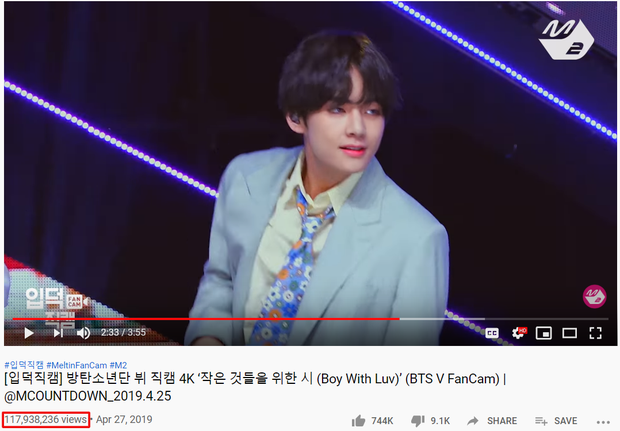 Không phải Jimin hay Jungkook, “mỹ nam đẹp trai nhất thế giới” mới là người dẫn đầu trong top 100 fancam được xem nhiều nhất mọi thời đại - Ảnh 2. Không phải Jimin hay Jungkook, “mỹ nam đẹp trai nhất thế giới” mới là người dẫn đầu trong top 100 fancam được xem nhiều nhất mọi thời đại - Ảnh 2.
