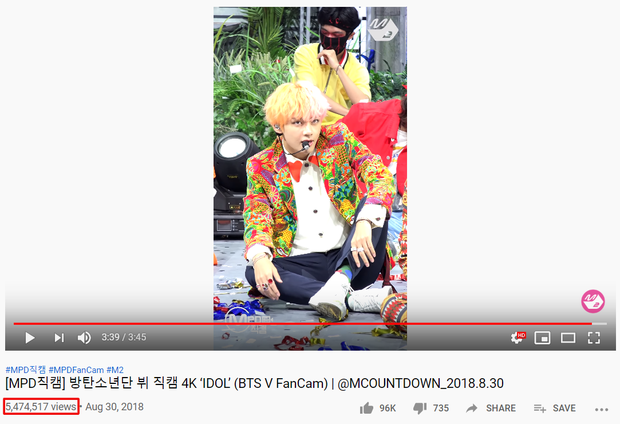Không phải Jimin hay Jungkook, “mỹ nam đẹp trai nhất thế giới” mới là người dẫn đầu trong top 100 fancam được xem nhiều nhất mọi thời đại - Ảnh 20. Không phải Jimin hay Jungkook, “mỹ nam đẹp trai nhất thế giới” mới là người dẫn đầu trong top 100 fancam được xem nhiều nhất mọi thời đại - Ảnh 20.