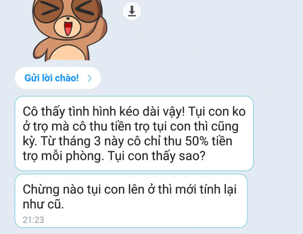 Tháng dịch không lên ở buổi nào, nhiều chủ trọ tốt bụng bớt hàng triệu tiền thuê nhà cho sinh viên - Ảnh 5. Tháng dịch không lên ở buổi nào, nhiều chủ trọ tốt bụng bớt hàng triệu tiền thuê nhà cho sinh viên - Ảnh 5.