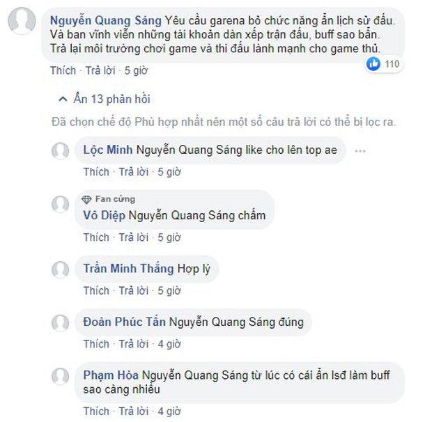 Liên Quân Mobile: Garena thông báo hacker giảm mạnh, thế nhưng vẫn chưa làm game thủ vừa ý! - Ảnh 2. Liên Quân Mobile: Garena thông báo hacker giảm mạnh, thế nhưng vẫn chưa làm game thủ vừa ý! - Ảnh 2.