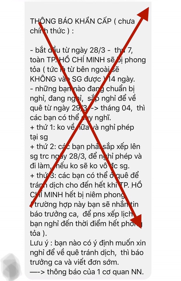 Đăng tin TPHCM sẽ bị phong toả 14 ngày, nam tài xế 20 tuổi bị phạt 10 triệu đồng - Ảnh 2.