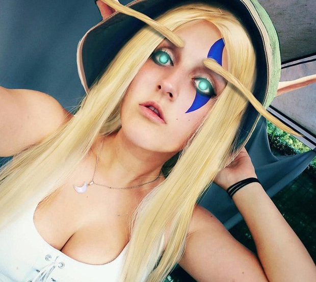 Năng lực cosplay vô cực của bóng hồng người Pháp: Riven, Sylvanas, thậm chí nhân vật Naruto trai hay gái đều chấp hết! - Ảnh 11.