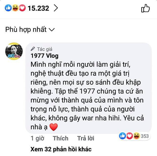 Cuộc cà khịa BTS của diễn viên FAPtv bỗng dưng có thêm 1977 Vlog, B Ray bay màu Facebook một lần vẫn viết hashtag khiếm nhã chọc ARMY? - Ảnh 4.