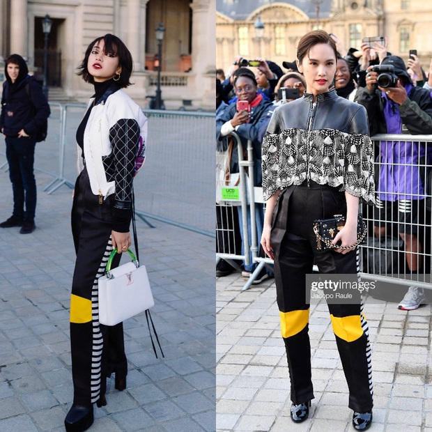 Dự show Louis Vuitton: Châu Bùi diện đồ ngầu đụng hàng Dương Thừa Lâm, Khánh Linh “chơi lớn” cắt khăn 15 triệu quấn đầu - Ảnh 2. Dự show Louis Vuitton: Châu Bùi diện đồ ngầu đụng hàng Dương Thừa Lâm, Khánh Linh “chơi lớn” cắt khăn 15 triệu quấn đầu - Ảnh 2.