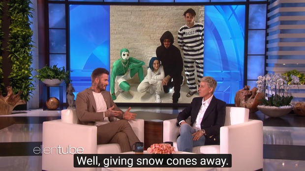 Đang thao thao bất tuyệt, David Beckham giật bắn mình vì bị Justin Bieber núp lùm dọa - Ảnh 2.