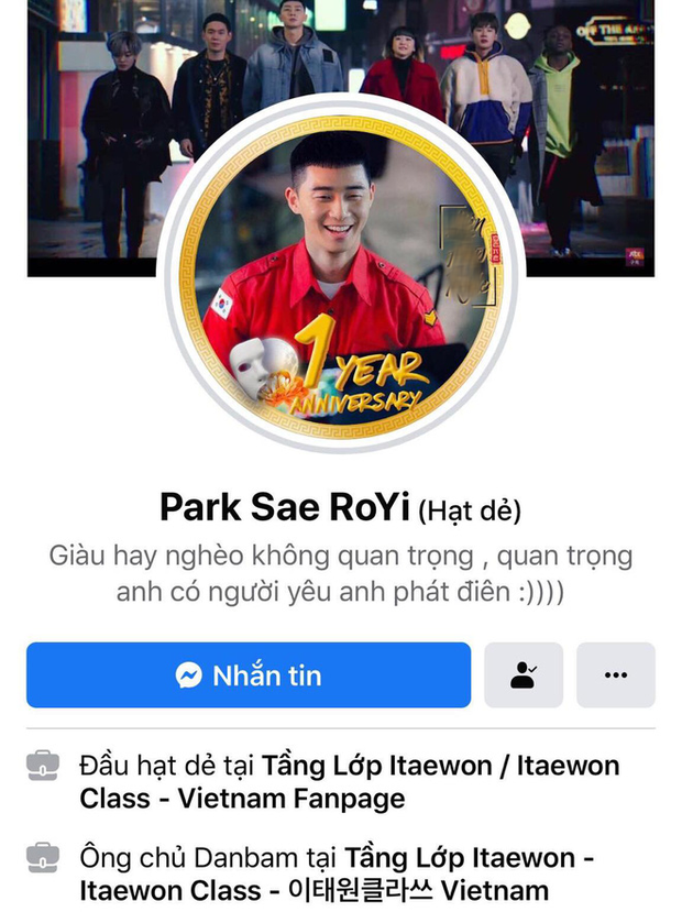 Cười quỳ loạt ảnh chế vũ trụ Tầng Lớp Itaewon rủ nhau chơi Facebook, tiểu sử ai cũng bá đạo té ngửa! - Ảnh 1.