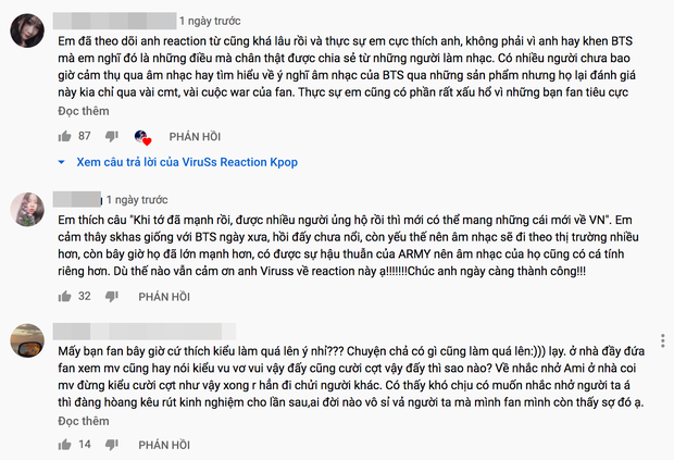 Bị một bộ phận ARMY tấn công vì nhận xét về ngoại hình Jin và RM khi reaction BTS, ViruSs lên tiếng: Không thích là tớ chê, cảm xúc thế nào nói thế đấy - Ảnh 6.