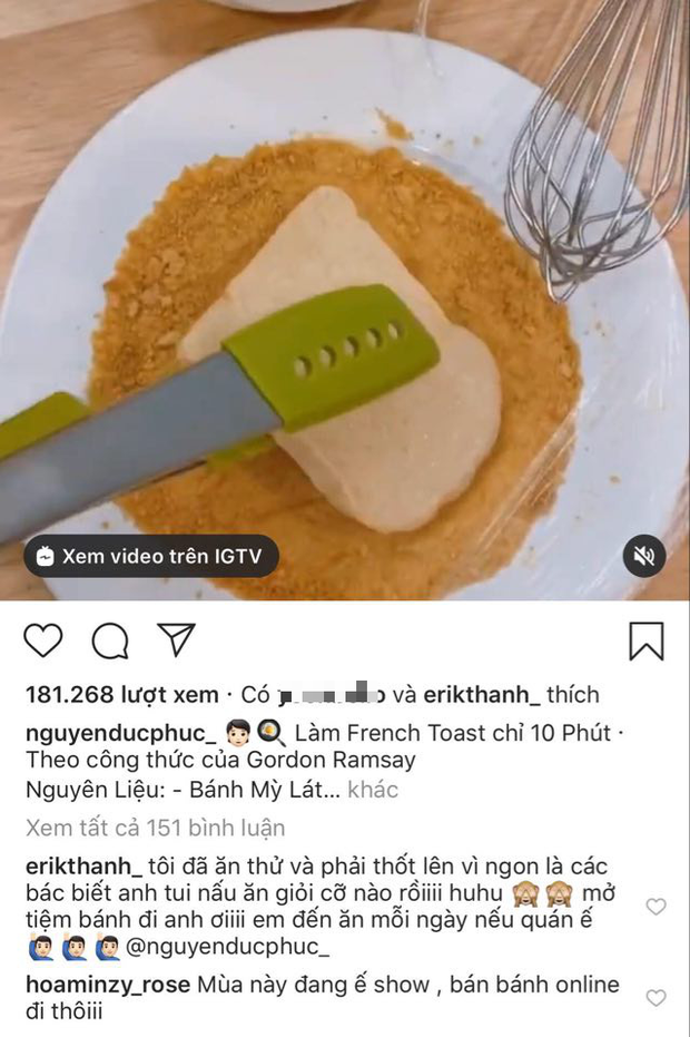 Không nhà hàng đắt đỏ, sao Vbiz tiết kiệm với mâm cơm nhà mùa dịch: Tóc Tiên nịnh chồng món ngon, Băng Di nấu bữa chỉ 50K - Ảnh 23. Không nhà hàng đắt đỏ, sao Vbiz tiết kiệm với mâm cơm nhà mùa dịch: Tóc Tiên nịnh chồng món ngon, Băng Di nấu bữa chỉ 50K - Ảnh 23.