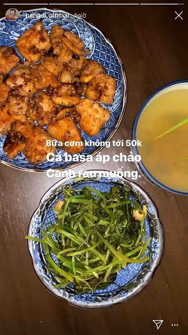 Không nhà hàng đắt đỏ, sao Vbiz tiết kiệm với mâm cơm nhà mùa dịch: Tóc Tiên nịnh chồng món ngon, Băng Di nấu bữa chỉ 50K - Ảnh 14. Không nhà hàng đắt đỏ, sao Vbiz tiết kiệm với mâm cơm nhà mùa dịch: Tóc Tiên nịnh chồng món ngon, Băng Di nấu bữa chỉ 50K - Ảnh 14.