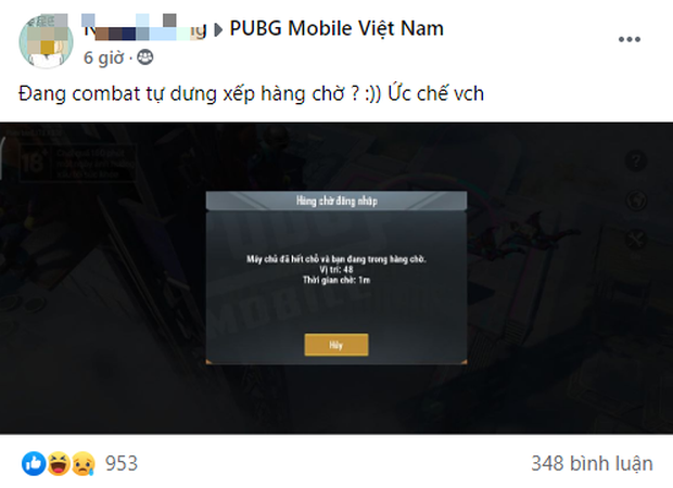 PUBG Mobile tràn server lúc nửa đêm khiến game thủ ức chế vì đang chạy bo bỗng dưng bị bắt xếp hàng chờ! - Ảnh 2.