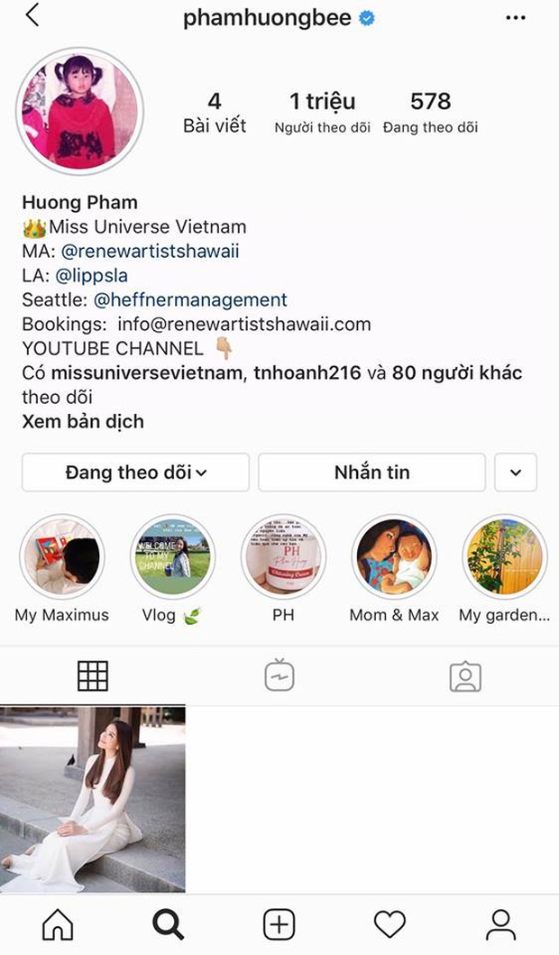 Sau loạt đồn đoán đời tư, Phạm Hương xoá sạch ảnh trên Instagram chỉ để lại 1 khoảnh khắc đặc biệt, chuyện gì đây? - Ảnh 2.