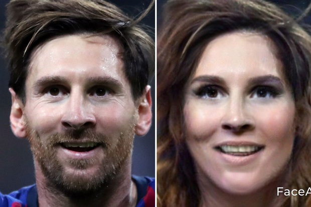 Ngỡ ngàng trước diện mạo của các sao bóng đá nếu là nữ: Ronaldo trông khá cứng, Messi xứng đáng là cực phẩm - Ảnh 3. Ngỡ ngàng trước diện mạo của các sao bóng đá nếu là nữ: Ronaldo trông khá cứng, Messi xứng đáng là cực phẩm - Ảnh 3.