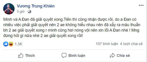 BOX.KhiênG đính chính sự việc ông bầu Hoàng Đan quỵt tiền, mọi việc lại êm đẹp như chưa hề có cuộc chia ly? - Ảnh 1.