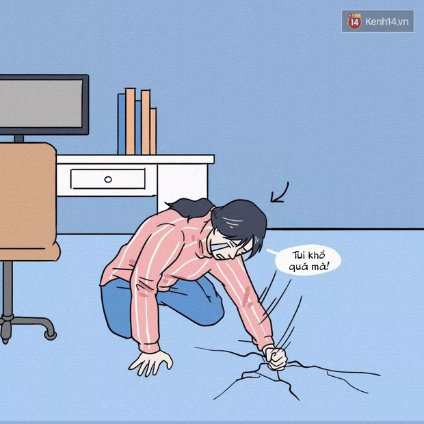 Chùm tranh: Biết là lớn rồi nhưng vẫn có những khi trời ơi tôi muốn khóc! - Ảnh 39. Chùm tranh: Biết là lớn rồi nhưng vẫn có những khi trời ơi tôi muốn khóc! - Ảnh 39.