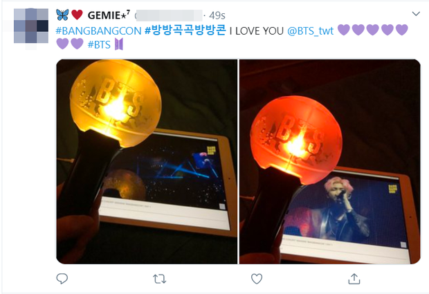 2 triệu ARMY trên toàn thế giới đang cùng nhau xem trực tiếp concert của BTS, cầm lightstick quẩy tại gia nhiệt như thật! - Ảnh 5. 2 triệu ARMY trên toàn thế giới đang cùng nhau xem trực tiếp concert của BTS, cầm lightstick quẩy tại gia nhiệt như thật! - Ảnh 5.