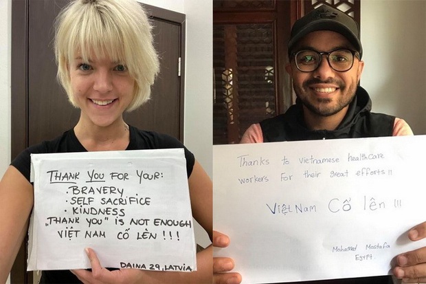 Người nước ngoài ở Việt Nam đồng loạt gửi thông điệp ý nghĩa giữa đại dịch Covid-19: Cảm ơn đã giúp cho chúng tôi được an toàn - Ảnh 11.