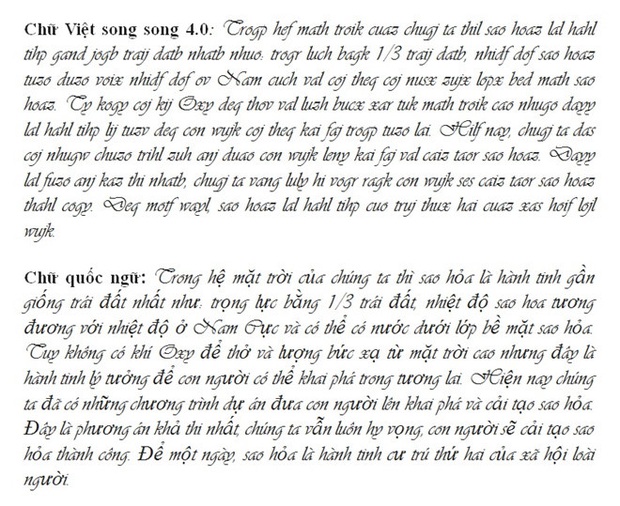 “Chữ Việt Nam song song 4.0” vừa được cấp bản quyền gây bão MXH thực chất là gì? Có gì mới? - Ảnh 16. “Chữ Việt Nam song song 4.0” vừa được cấp bản quyền gây bão MXH thực chất là gì? Có gì mới? - Ảnh 16.