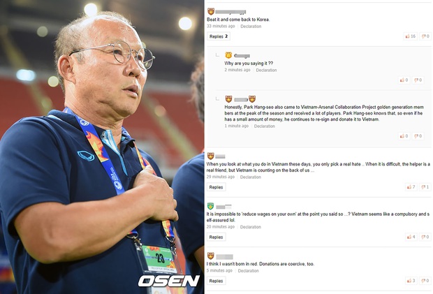 Netizen Hàn Quốc kêu gọi HLV Park Hang-seo từ chức và trở về nước sau khi bị nhắc khéo giảm lương - Ảnh 1. Netizen Hàn Quốc kêu gọi HLV Park Hang-seo từ chức và trở về nước sau khi bị nhắc khéo giảm lương - Ảnh 1.