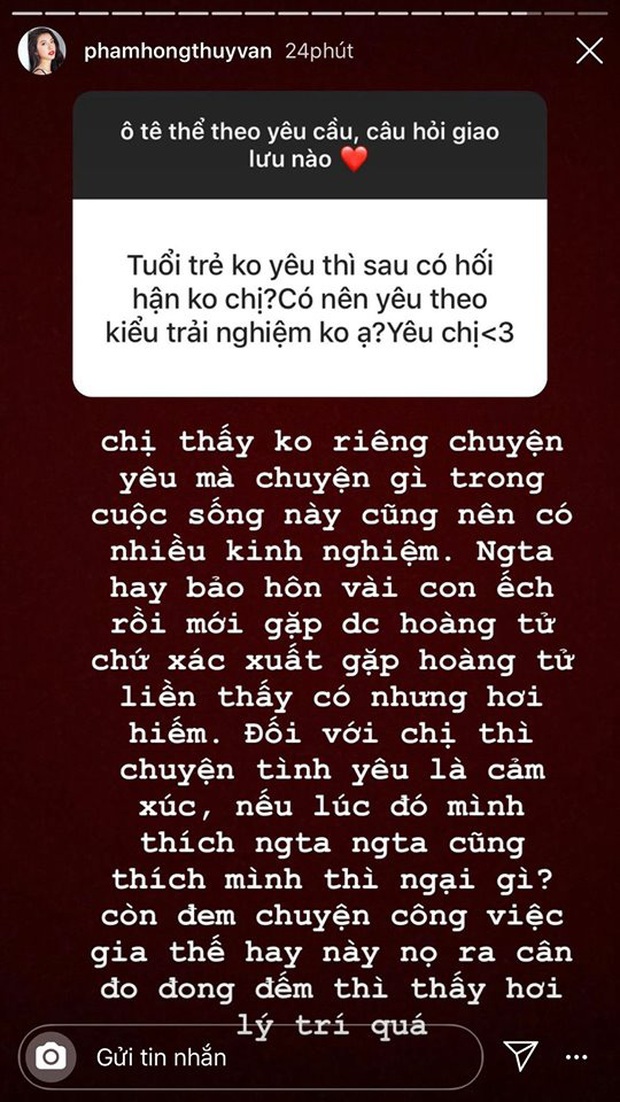 Hậu công khai, Thuý Vân thoải mái chia sẻ về người yêu: Tiết lộ về ảnh cưới, nói gì về gia thế bạn trai? - Ảnh 2.