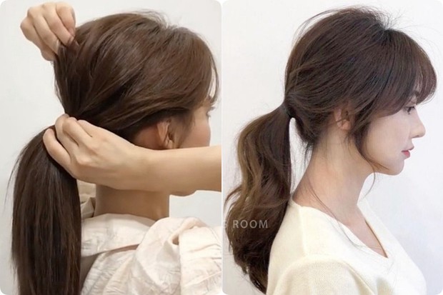 Buộc tóc đuôi ngựa thôi mà vẫn giấu được trán dô, hói, mặt béo tròn... chỉ nhờ lợi dụng vài lọn tóc mai - Ảnh 6.