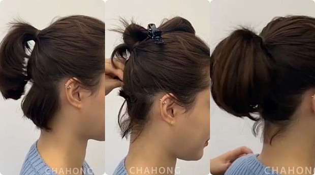 Buộc tóc đuôi ngựa thôi mà vẫn giấu được trán dô, hói, mặt béo tròn... chỉ nhờ lợi dụng vài lọn tóc mai - Ảnh 8.