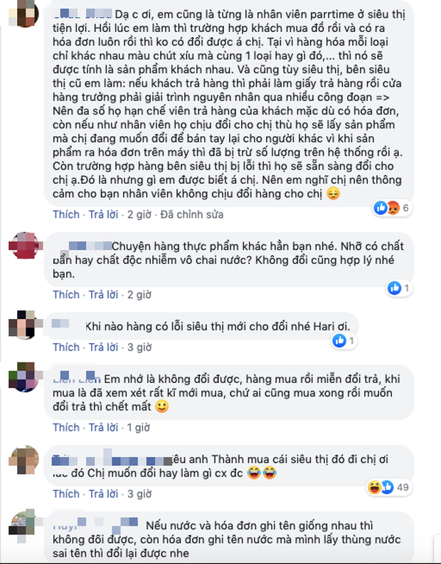 Chủ đề gây tranh cãi MXH hôm nay: Hari Won thắc mắc chuyện đổi hàng đã mua ở siêu thị, Thu Minh và dàn sao cũng phải xôn xao - Ảnh 3.