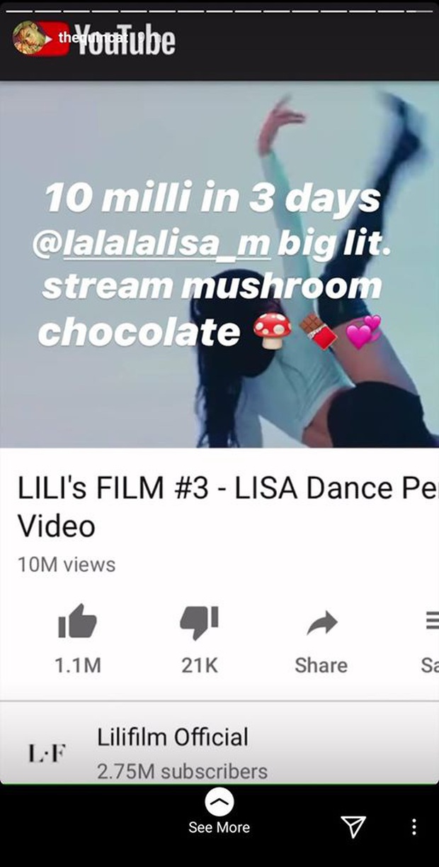 Đẳng cấp của Lisa (BLACKPINK) là đây: điệu nhảy siêu sexy đưa ca khúc Mushroom Chocolate lên top viral tại Việt Nam, thậm chí vượt luôn cả Jack? - Ảnh 8.