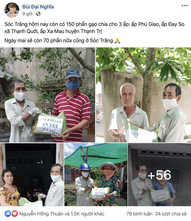 Vừa miệt mài làm từ thiện giữa mùa dịch, Đại Nghĩa vừa chạy sô với TV Show mới - Ảnh 7. Vừa miệt mài làm từ thiện giữa mùa dịch, Đại Nghĩa vừa chạy sô với TV Show mới - Ảnh 7.