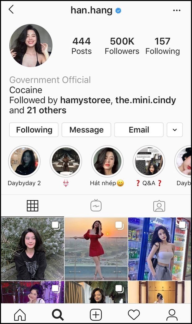 Hàn Hằng biến mất trong nhóm người follow Huyme trên Instagram riêng tư, ẩn luôn cả clip công bố tình yêu - Ảnh 3.