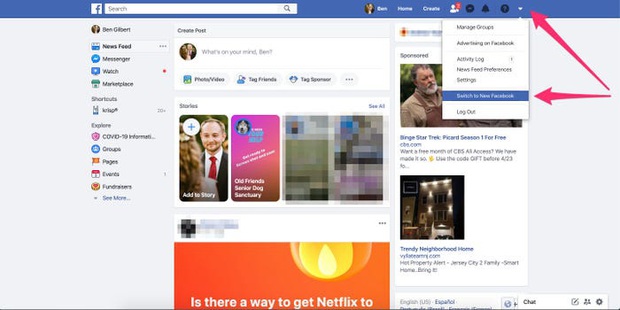 Facebook web update giao diện đen sì cho tất cả người dùng Việt Nam, bạn đã biết cách đổi ngay chưa? - Ảnh 1. Facebook web update giao diện đen sì cho tất cả người dùng Việt Nam, bạn đã biết cách đổi ngay chưa? - Ảnh 1.
