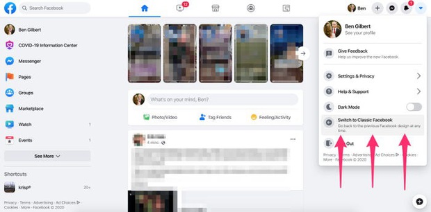 Facebook web update giao diện đen sì cho tất cả người dùng Việt Nam, bạn đã biết cách đổi ngay chưa? - Ảnh 6. Facebook web update giao diện đen sì cho tất cả người dùng Việt Nam, bạn đã biết cách đổi ngay chưa? - Ảnh 6.