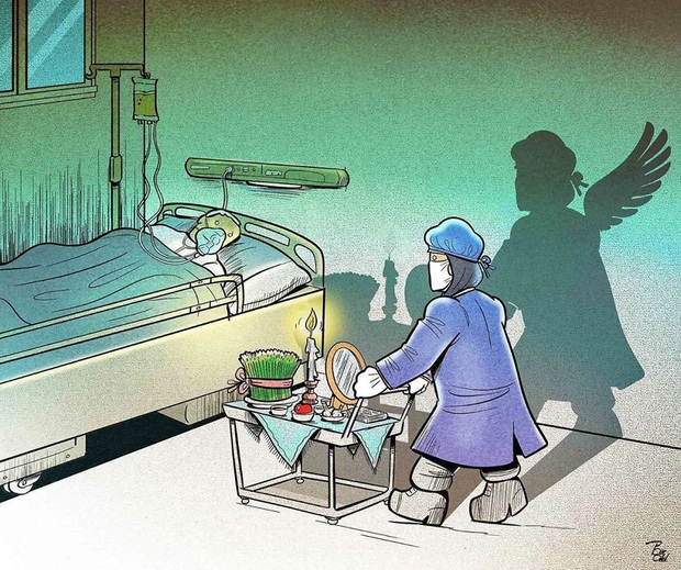 Bộ tranh về những người ở tuyến đầu chống dịch Covid-19: Dù virus là kẻ thù vô hình nhưng cuộc chiến vẫn quá tàn nhẫn và có nhiều sự hy sinh! - Ảnh 4. Bộ tranh về những người ở tuyến đầu chống dịch Covid-19: Dù virus là kẻ thù vô hình nhưng cuộc chiến vẫn quá tàn nhẫn và có nhiều sự hy sinh! - Ảnh 4.