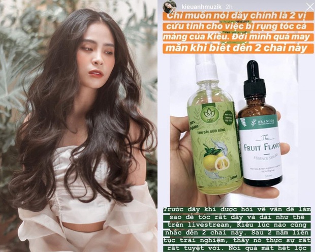 Con gái Minh Nhựa dùng serum dưỡng tóc chưa đến 100k để tóc bồng bềnh, ca nương Kiều Anh cũng chung bí kíp - Ảnh 3.