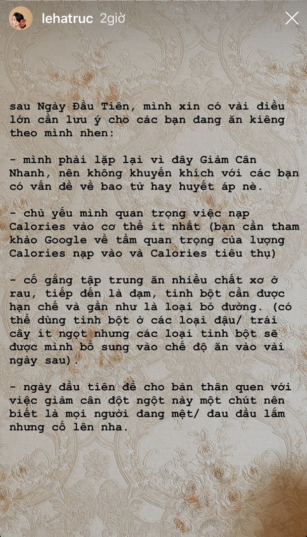 Tranh thủ như Hà Trúc khi ở nhà: mới lên kế hoạch giảm cân mà sau 3 ngày đã xuống được 1 ký - Ảnh 8. Tranh thủ như Hà Trúc khi ở nhà: mới lên kế hoạch giảm cân mà sau 3 ngày đã xuống được 1 ký - Ảnh 8.