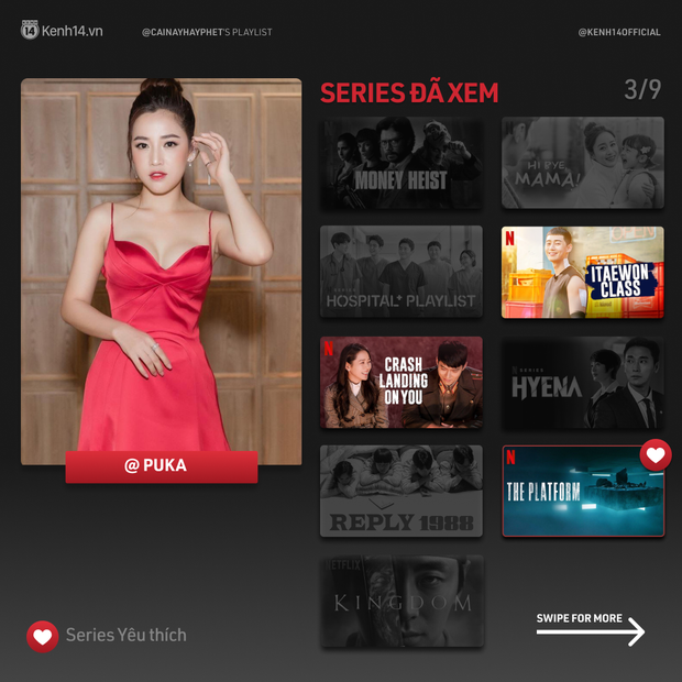 Sao Việt ở nhà gặm nhấm Netflix: Cao Thiên Trang cày sạch top trending, Puka cực mê The Platform - Ảnh 5.