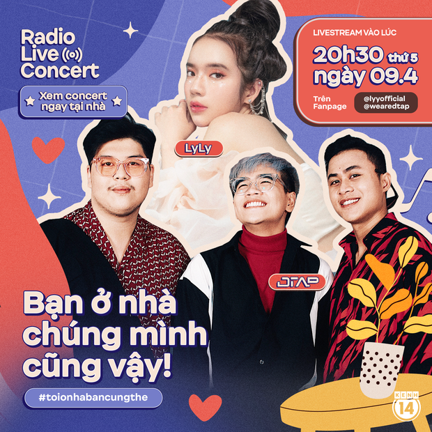Team hit-maker đổ bộ Radio Live Concert: LyLy có ngẫu hứng hát bài mới, nghe DTAP kể chuyện làm nhạc dân gian cùng Hoàng Thùy Linh? - Ảnh 1. Team hit-maker đổ bộ Radio Live Concert: LyLy có ngẫu hứng hát bài mới, nghe DTAP kể chuyện làm nhạc dân gian cùng Hoàng Thùy Linh? - Ảnh 1.