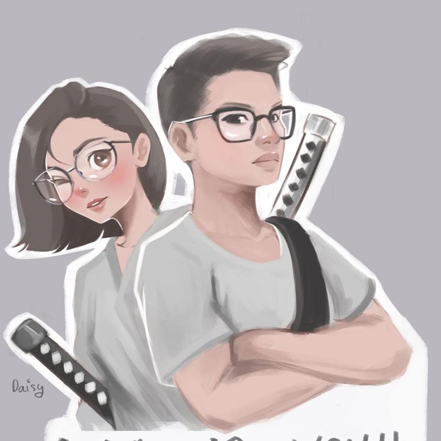 Thuyền tình Bomman - Minh Nghi cập bến, fan 2 nhà rầm rộ tung fanart siêu dễ thương - Ảnh 3.