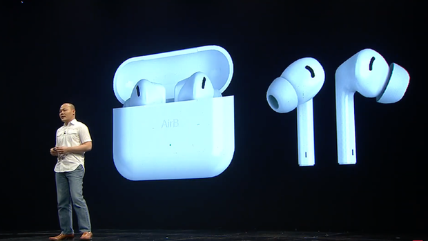 BKAV hé lộ tai nghe AirB với thiết kế giống AirPods Pro - Ảnh 1.