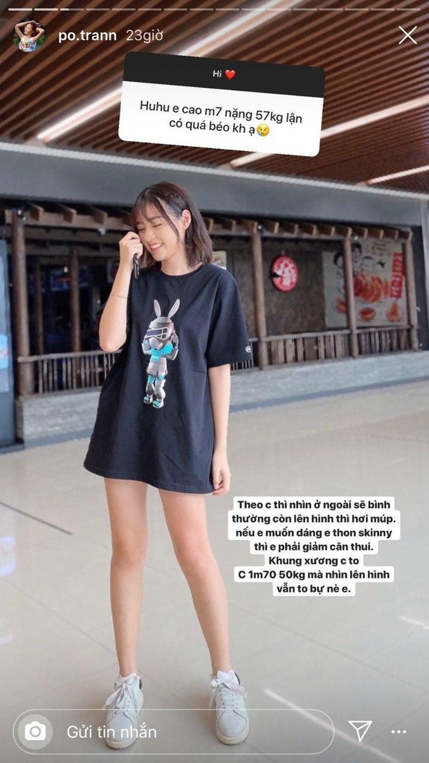 Thanh Tâm bắp cần bơ tiết lộ cân nặng dưới chuẩn gầy nhưng lên hình nhìn vẫn to bự vì lý do này - Ảnh 1. Thanh Tâm bắp cần bơ tiết lộ cân nặng dưới chuẩn gầy nhưng lên hình nhìn vẫn to bự vì lý do này - Ảnh 1.