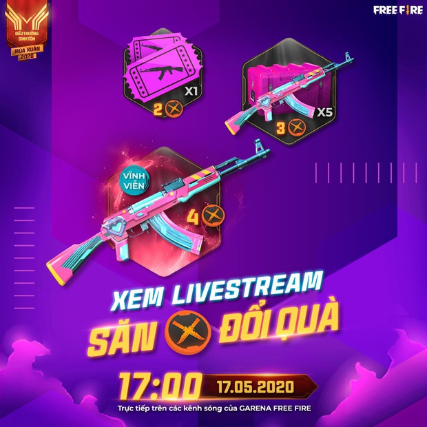 Free Fire: Hướng dẫn cách nhận huy hiệu để đổi skin súng AK Bóng Nước vĩnh viễn, hoàn toàn miễn phí! - Ảnh 1.