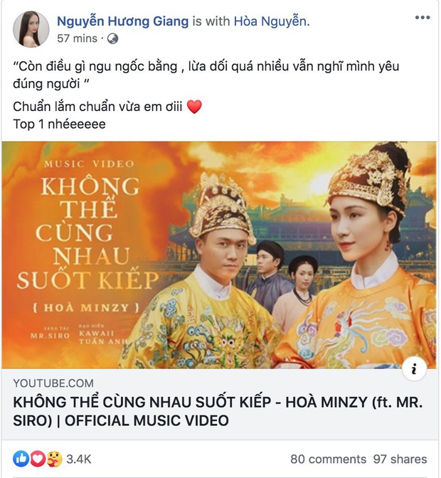 Hương Giang, Châu Đăng Khoa, K-ICM và loạt sao Việt khen ngợi MV mới của Hòa Minzy nhưng netizen lại có phản ứng trái chiều - Ảnh 5.