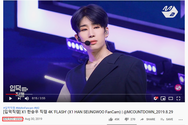 Top 15 fancam của nam idol trên Mnet: View của quán quân gấp đôi hạng 2, fancam thành viên nhóm “em trai” BTS được Knet gọi là huyền thoại - Ảnh 10.