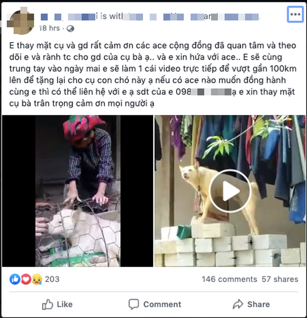 Clip of a highland lady crying when she had to sell a dog she had raised as a baby and a beautiful ending that made many people feel warm - Photo 4.