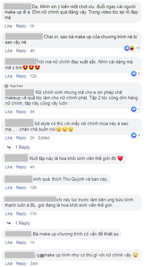 Đến Hoa hậu Thanh Khoa cũng không cứu nổi ê-kíp makeup của Người ấy là ai - Ảnh 4. Đến Hoa hậu Thanh Khoa cũng không cứu nổi ê-kíp makeup của Người ấy là ai - Ảnh 4.