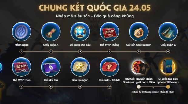 Liên Quân Mobile: Tất tần tật cách nhận 10 giftcode sự kiện Chung kết Đấu Trường Danh Vọng, game thủ không nên bỏ lỡ! - Ảnh 2.